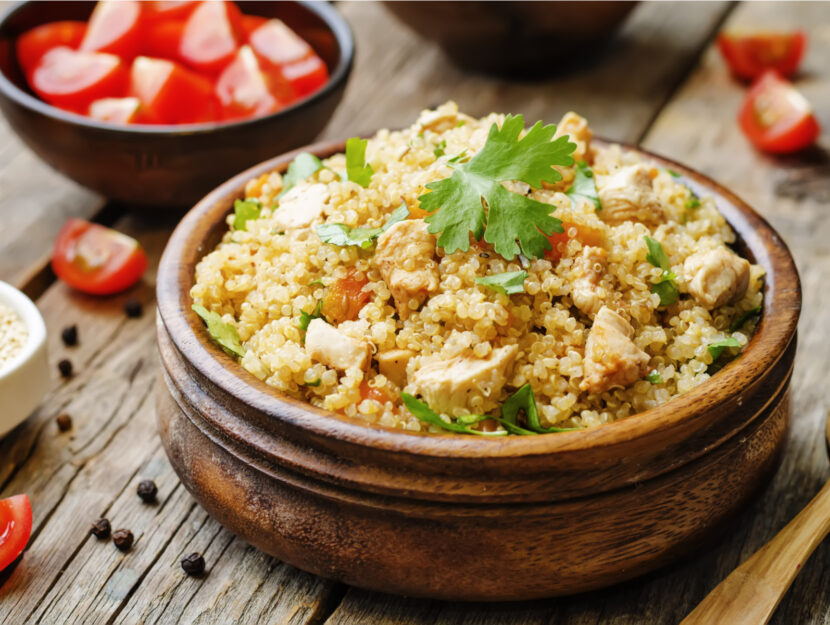 ricetta quinoa con pollo