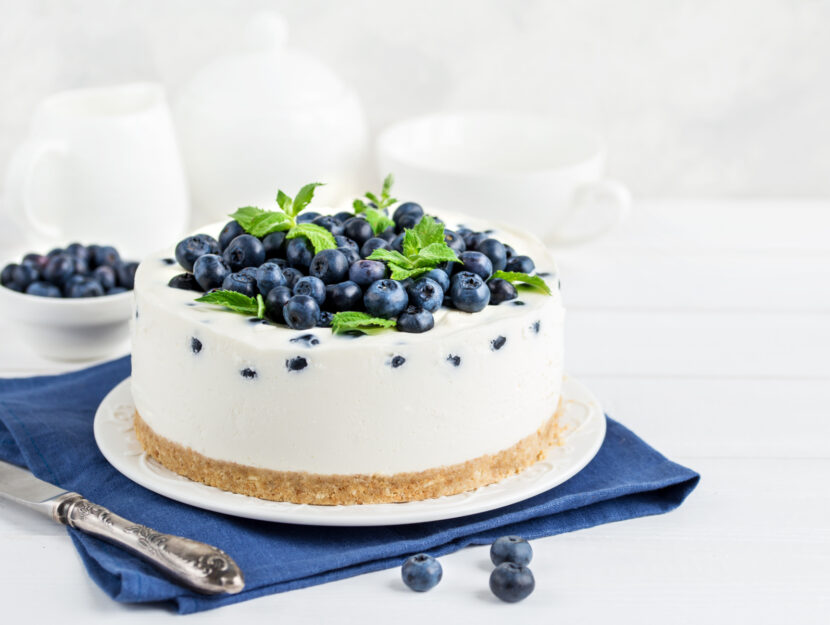 torta fredda allo yogurt