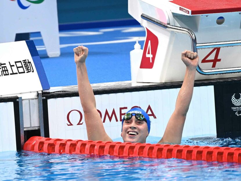 Carlotta Gilli alle Paralimpiadi di Tokyo 2020 ha vinto 5 medaglie: oro nei 100 metri farfalla, oro 