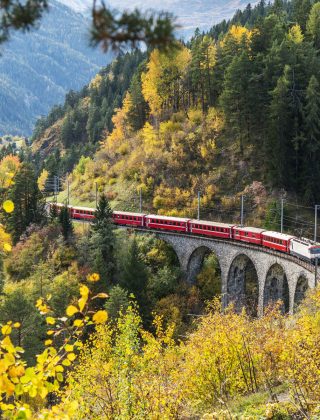 In viaggio sul treno del foliage