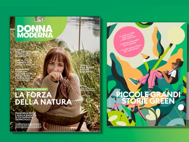 Donna Moderna green ottobre 2021