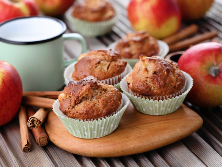 La ricetta dei muffin alle mele