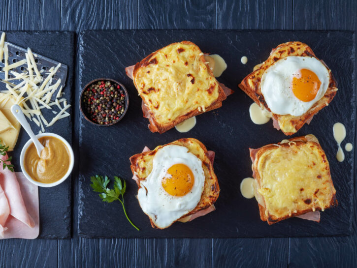 Croque monsieur e croque madame