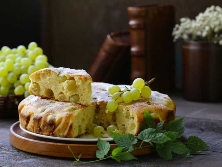 Torta all'uva: soffice, profumata, irresistibile