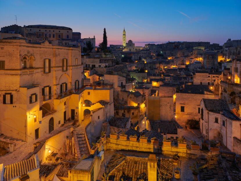 Sassi di Matera inverno