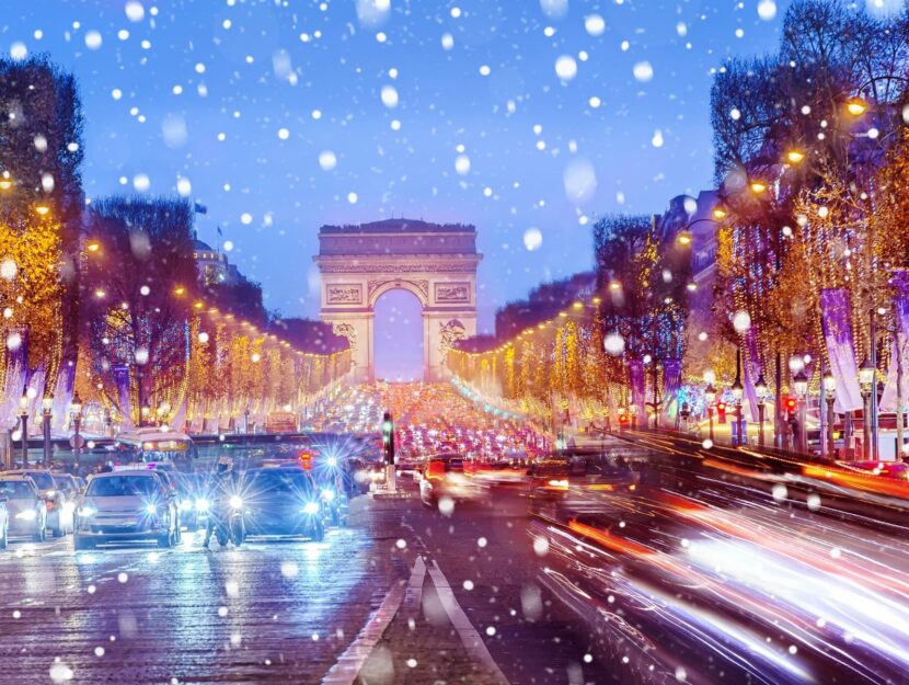 Parigi Natale città europee festività