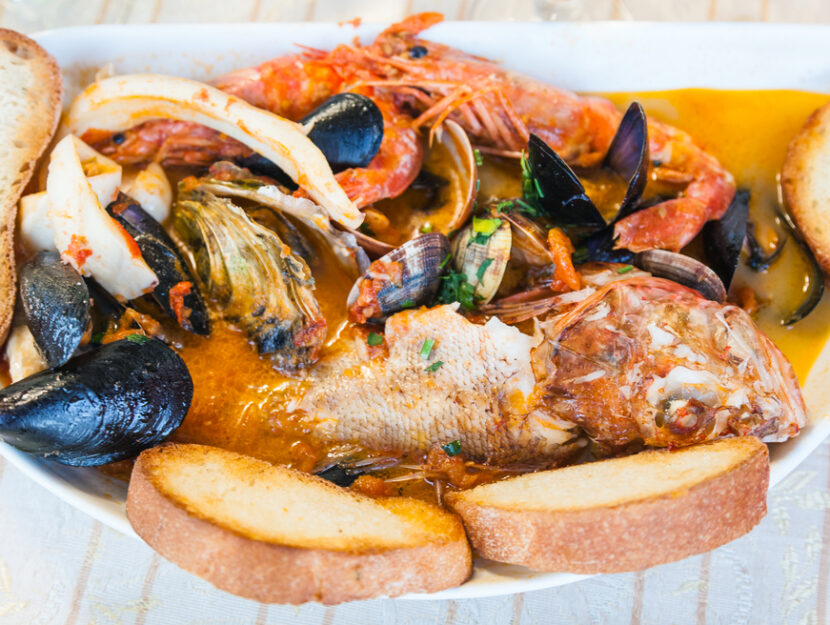 Zuppa di pesce alla romana