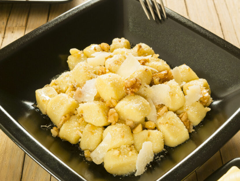 Gnocchi noci e parmigiano