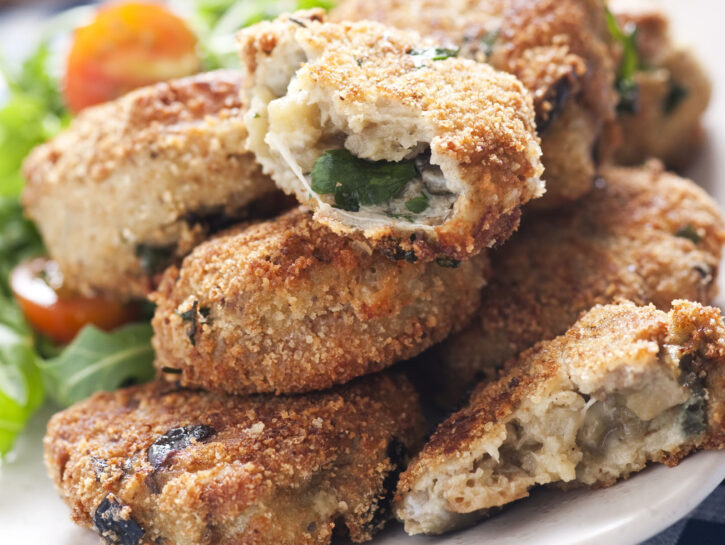 Polpette di melanzane al forno
