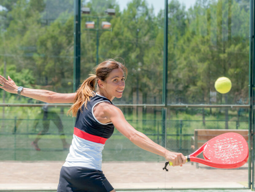 Donna padel tennis