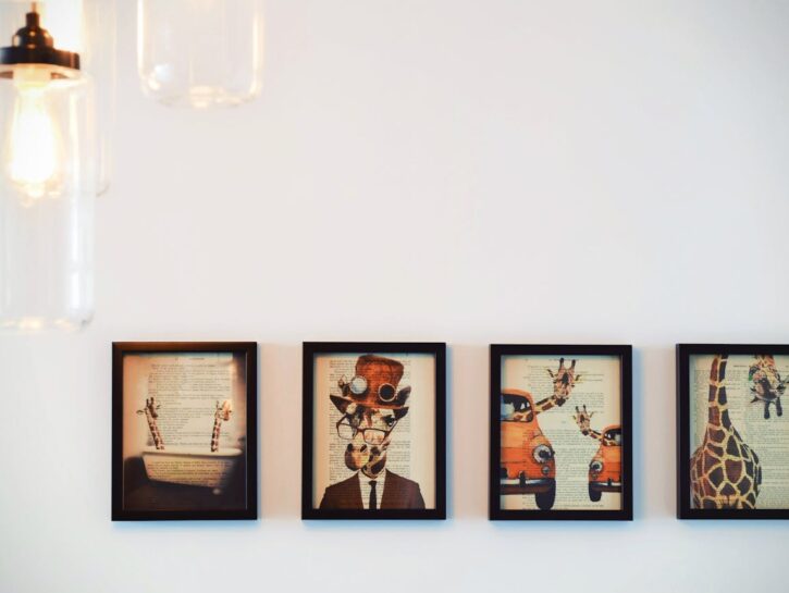 Come decorare una cornice con la foglia d'argento