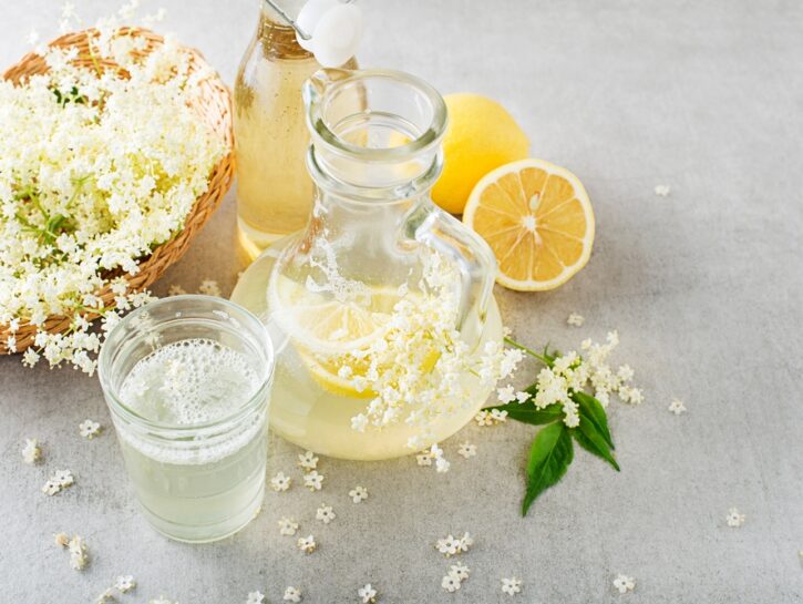 Liquore ai fiori di sambuco fatto in casa: ricetta facile