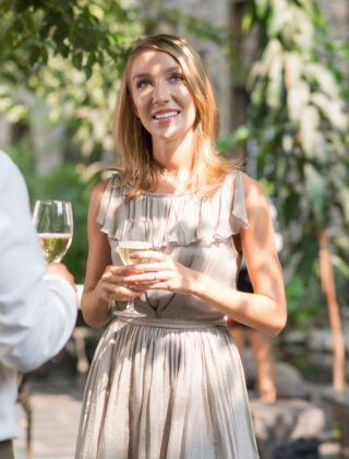 Il look dell'invitata al matrimonio
