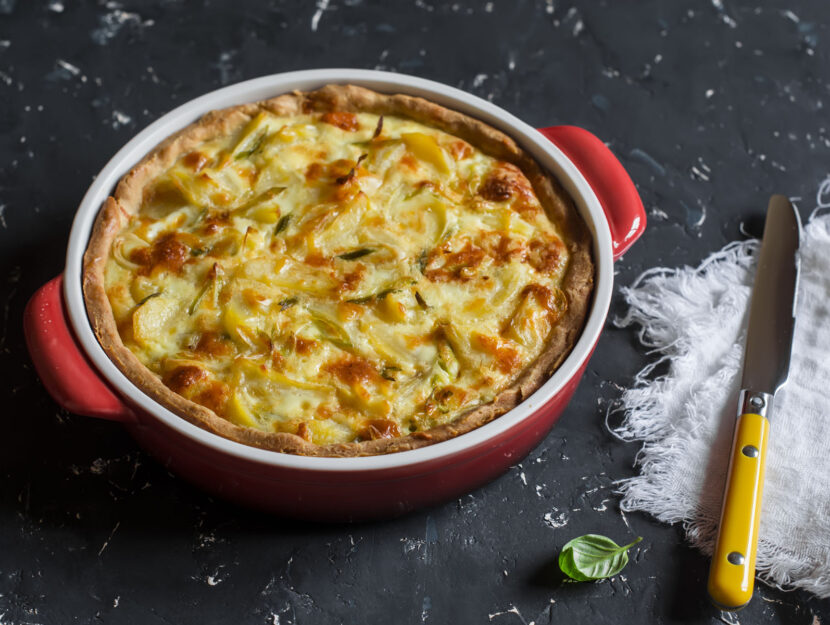 Torta salata di patate e fomaggio