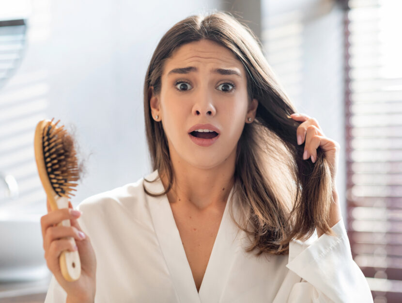 capelli che si spezzano