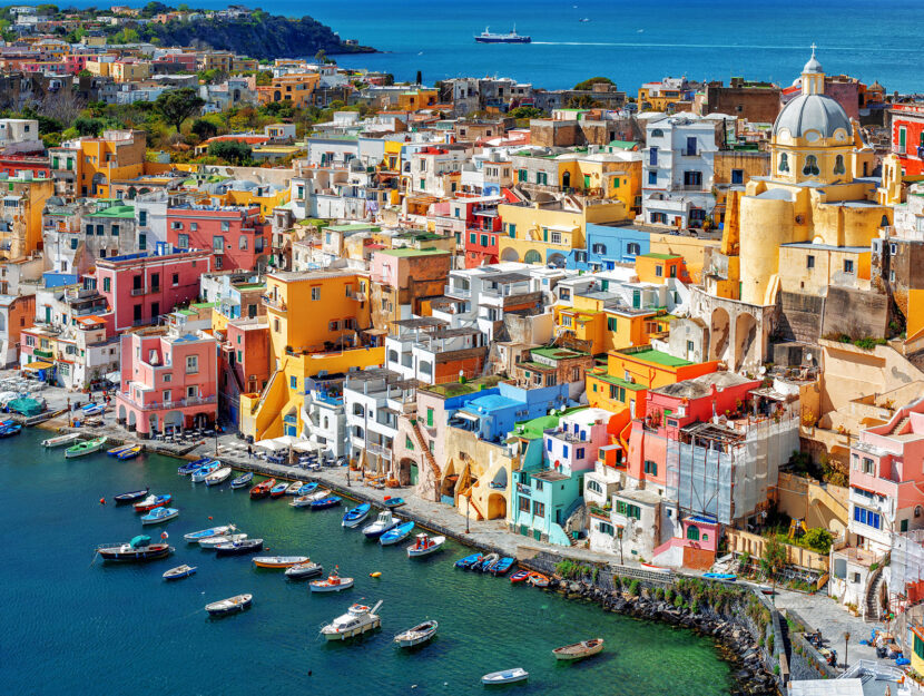 Procida case colorate