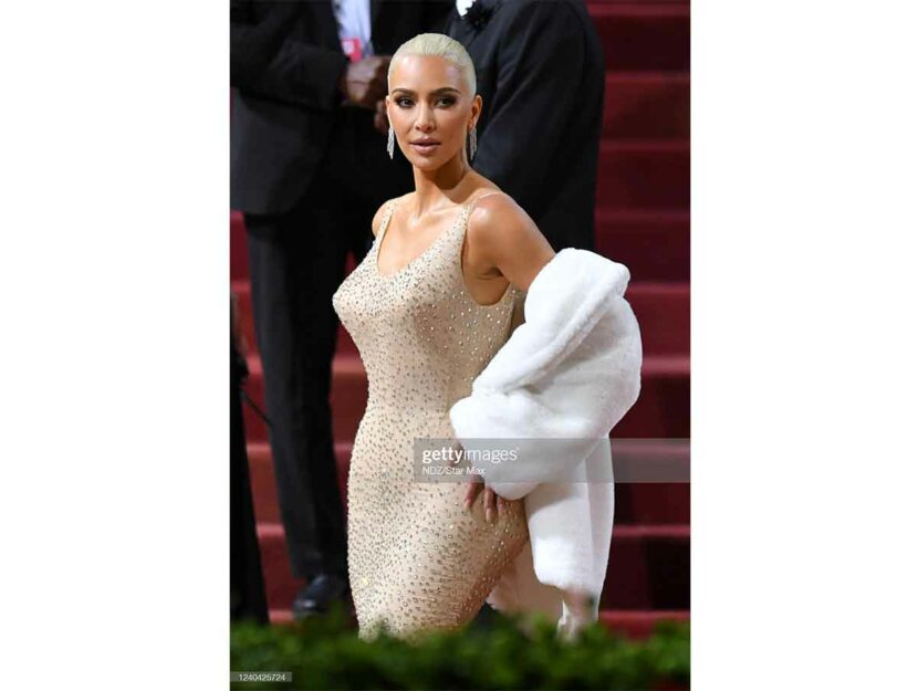 kim-kardashian in abito Marilyn Monroe