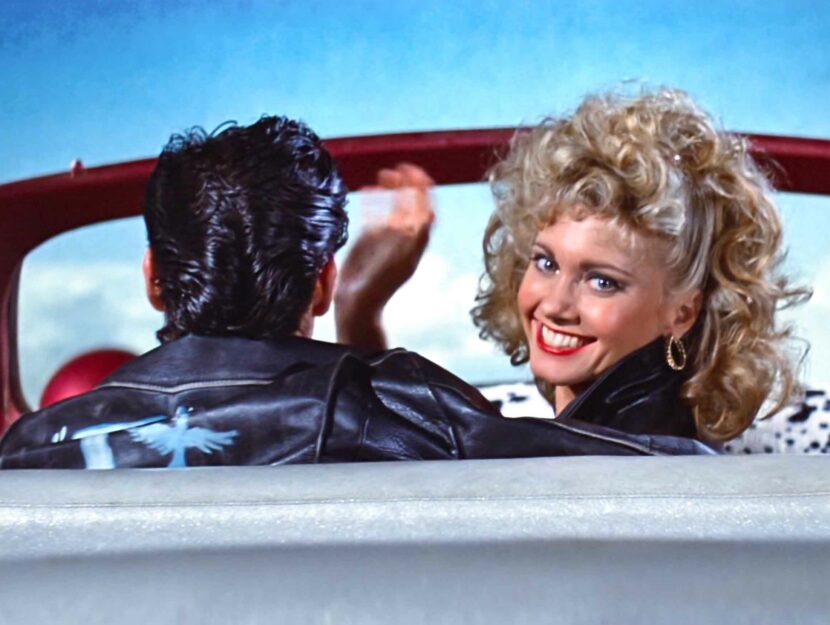 Olivia Newton John eJohn Travolta in Grease