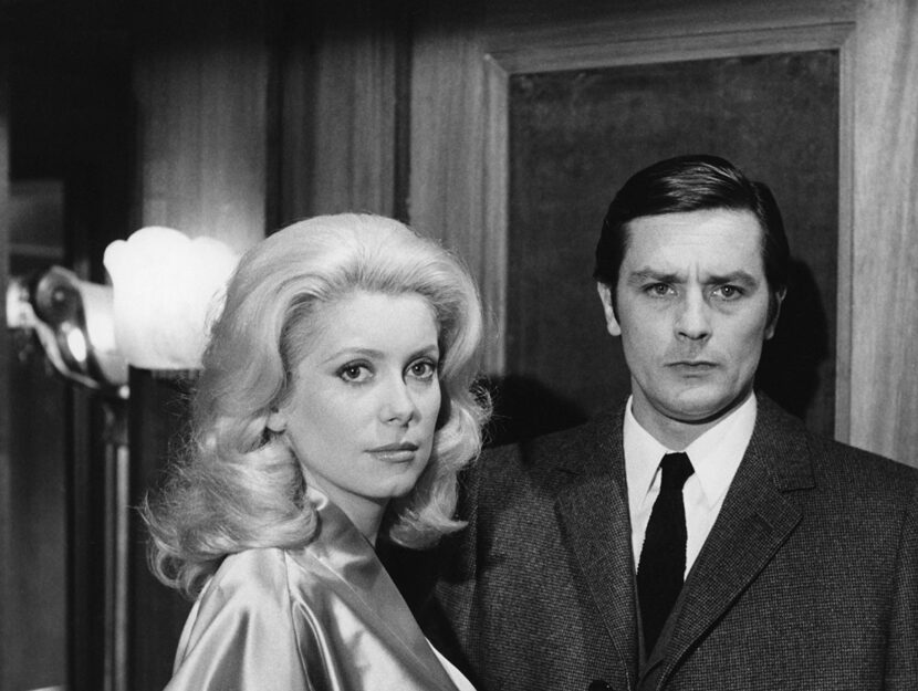 Catherine Deneuve Alain Delon 1972