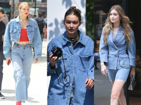 Gigi Hadid e l'eterno amore per il denim