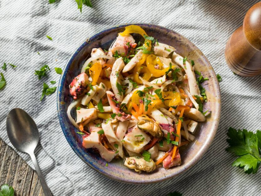 come condire insalata di mare