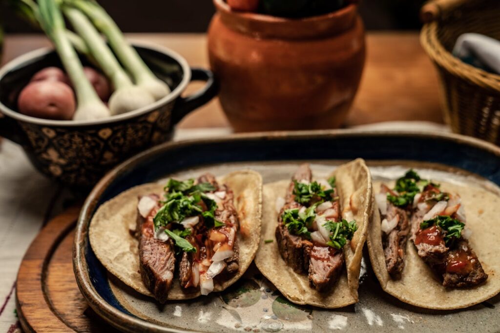 tortilla farcita con carne