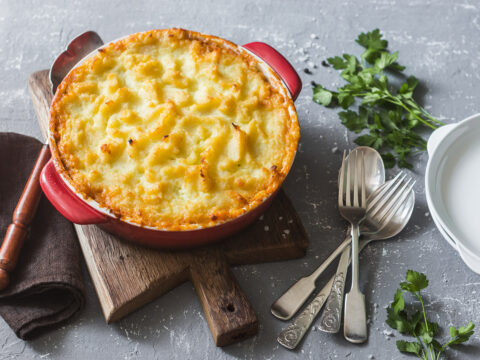 Tortino di patate e scamorza