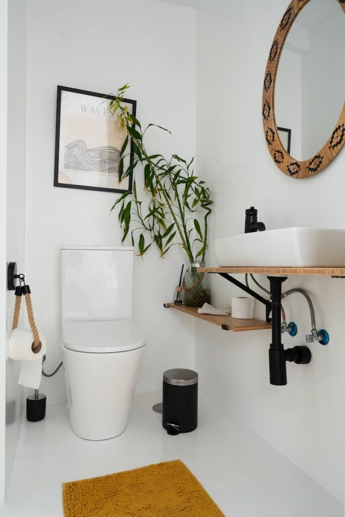 bagno cieco elegante e moderno