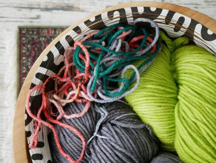 Come utilizzare degli scarti dei gomitoli