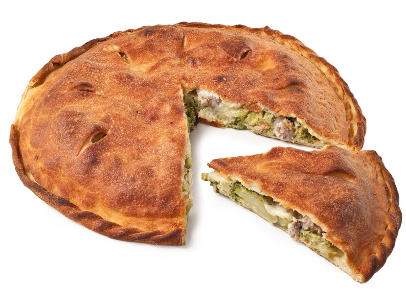 Scacciata siciliana con broccoli