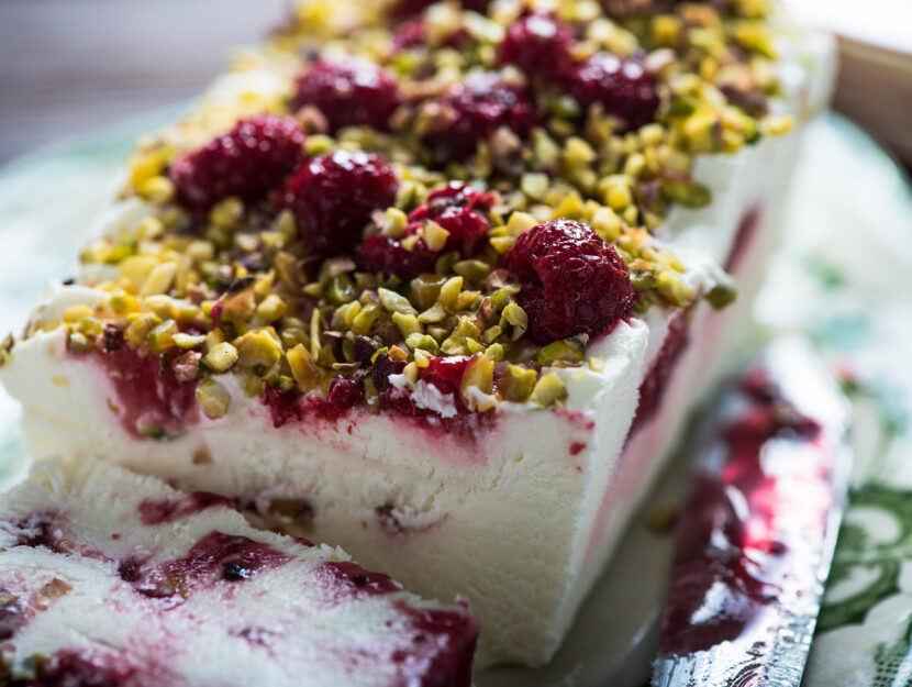 Semifreddo mirtilli pistacchi