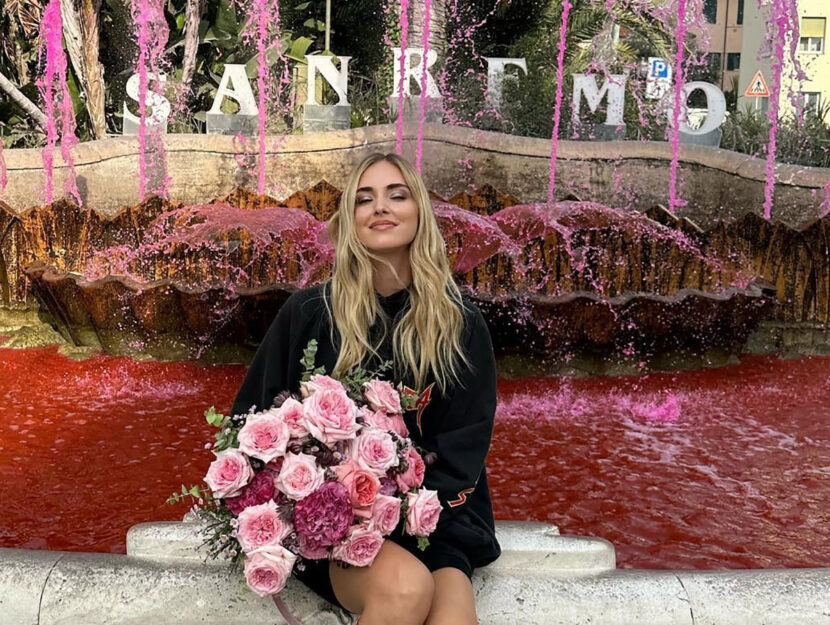 Chiara Ferragni a Sanremo