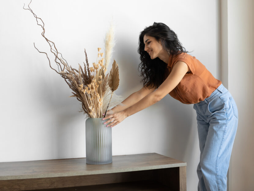 Come decorare la casa con fiori secchi