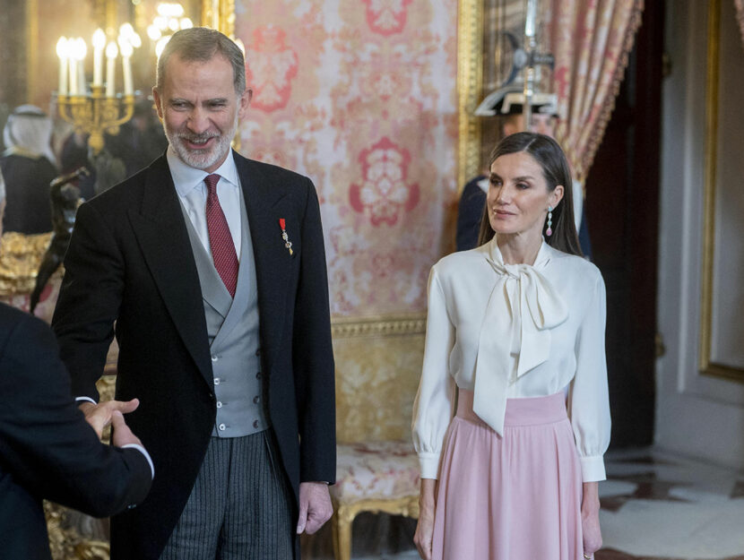 Felipe di Spagna e la regina Letizia