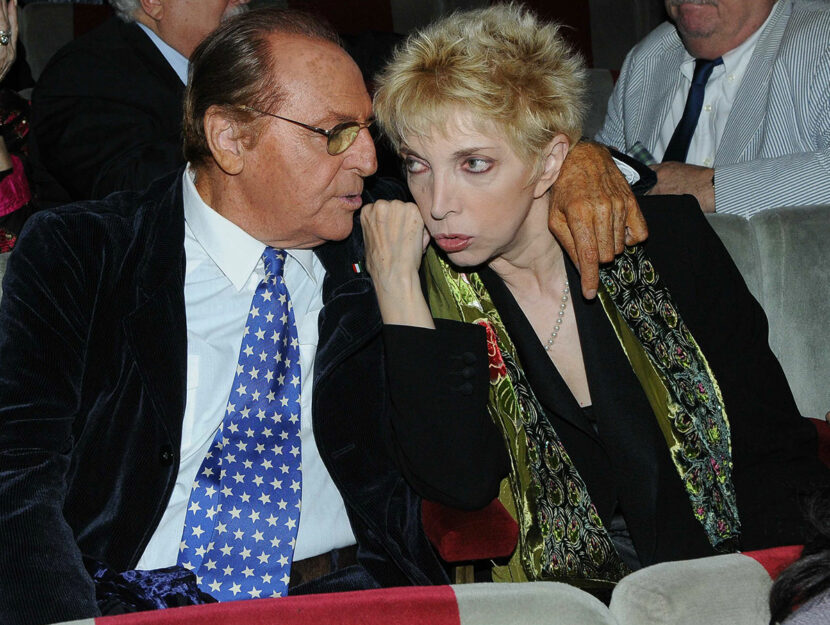 Renzo Arbore e Mariangela Melato