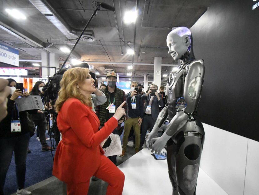 Ces 2023, il robot realistico di nome Ameca