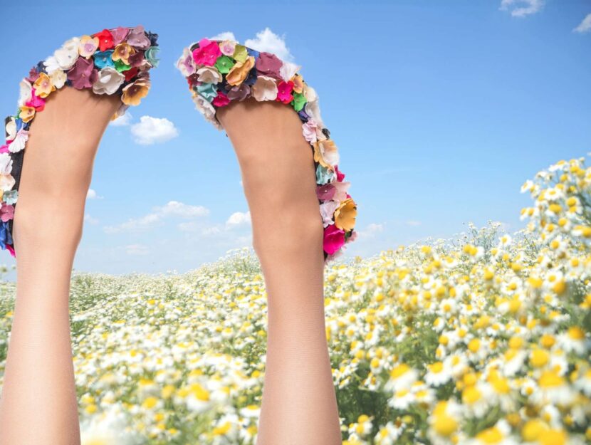 La moda della fantasia floreale