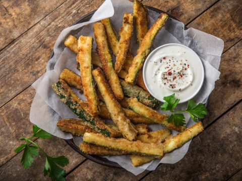 Zucchine fritte in pastella