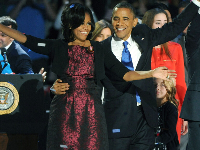 Barack Obama and his wife Michelle in 2012