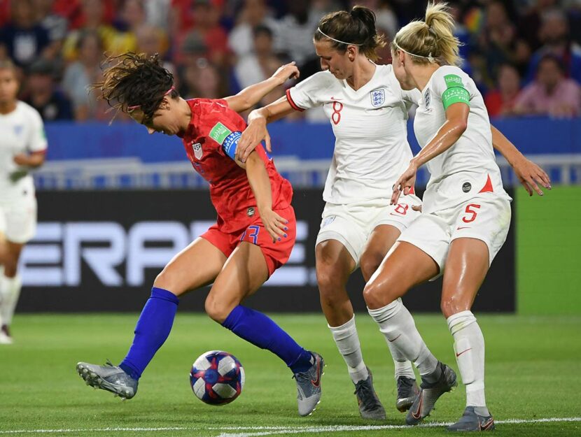 Calcio femminile, Usa vs Inghilterra