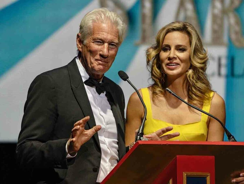 Richard Gere e la moglie Alejandra Silva