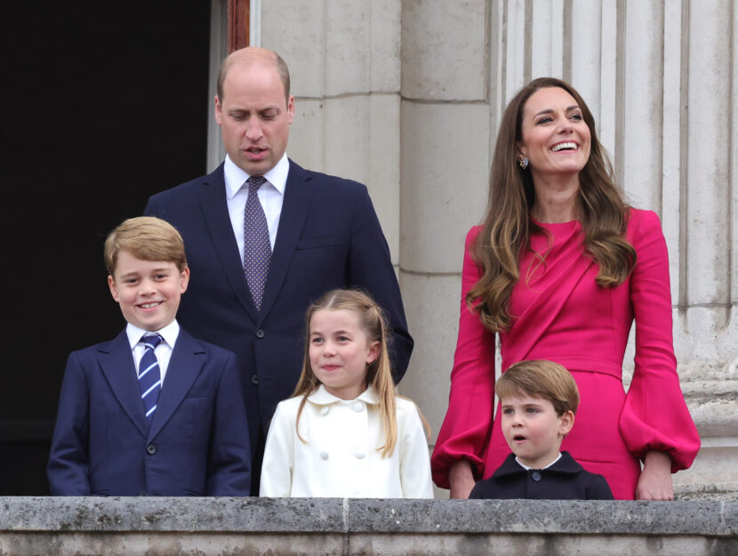 William e Kate con i loro tre figli