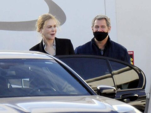 Nicole Kidman a Maiorca sul set di "Lioness"