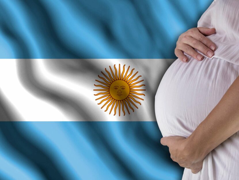 donna incinta Argentina