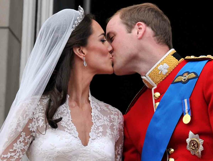 Il matrimonio del principe William con Kate Middleton il 29 aprile del 2011