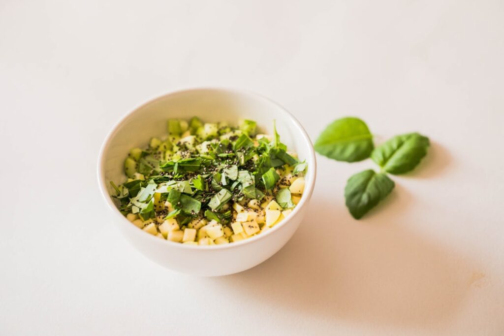 insalata con semi di chia