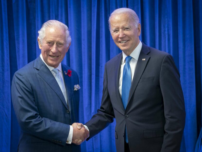 Re Carlo III e Joe Biden