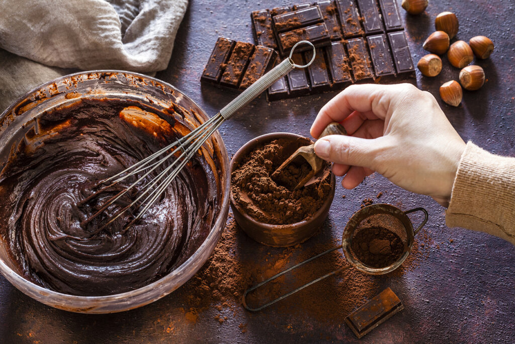 Torta crudista al cioccolato