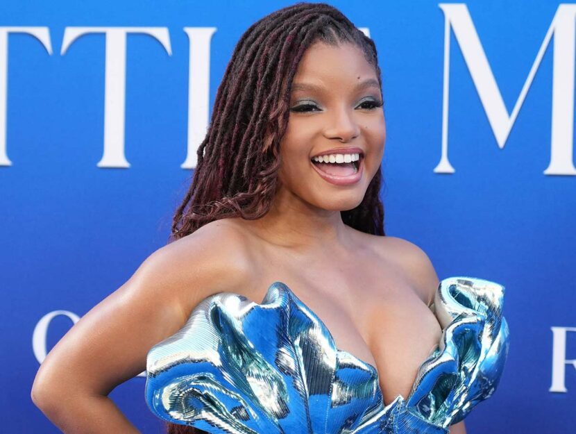 Halle Bailey alla presentazione del film La Sirenetta