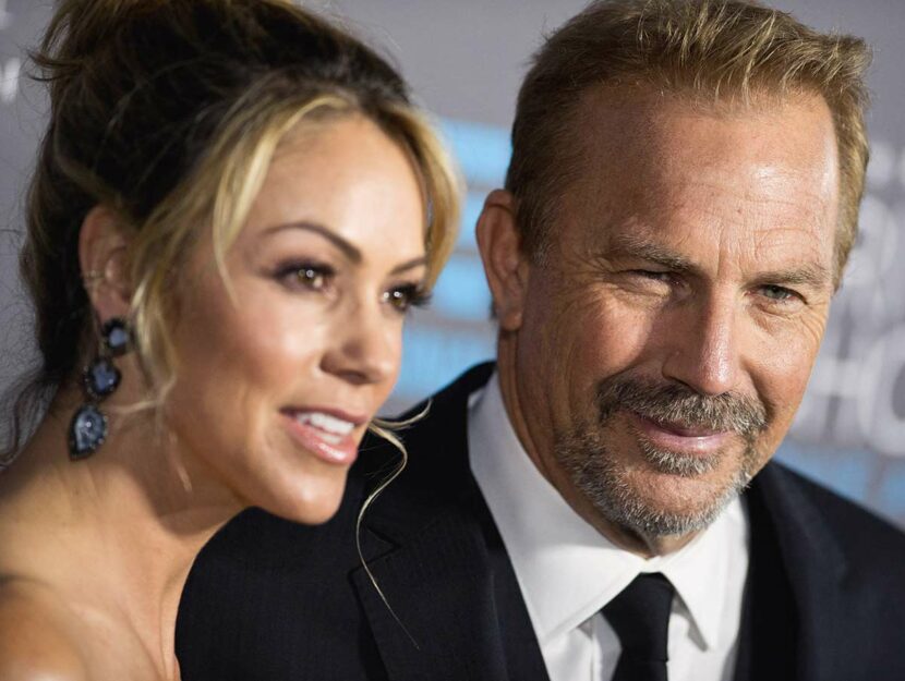 Christine Baumgartner e Kevin Costner